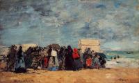 Boudin, Eugene - Trouville, Beach Scene